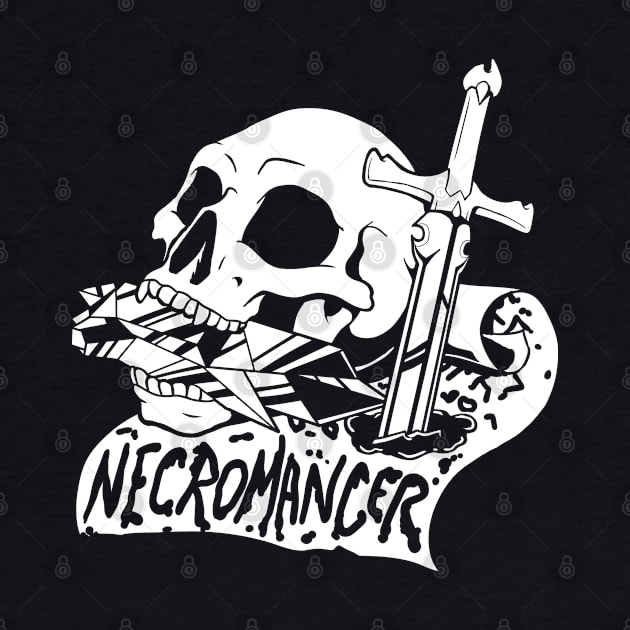 Necromancer Class - White Design by CliffeArts